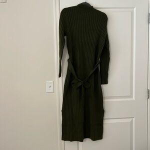 Loft NWT-Over the knee long sleeve olive green